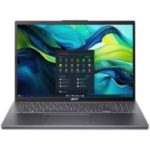 Laptop acer aspire 16 a16-71m-76jn, 16 inches (40.64 cm), acer cinecrystal™ wuxga+ oled 120hz display with 100% dci-p3 / adobe rgb c olor space, 2048 x 1280, 16:10, intel® core™ ultra 7 processor 155h , up to 4,80 ghz turbo-boost, 24 mb intel® smart cache