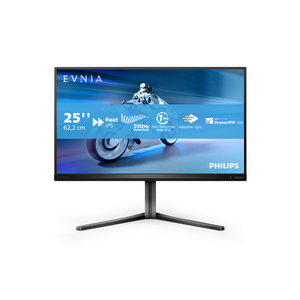 Monitor philips 24.5" 25m2n5200u/00, diagonal (inch): 24.5, diagonal (cm): 62, aspect ratio: 16:9, panel: fast ips, resolution: 1920x1080, refresh rate: 240hz/390hz, response time gtg: 1ms, response time mprt: 0.3ms, brightness (max): 400 cd/m², contrast 