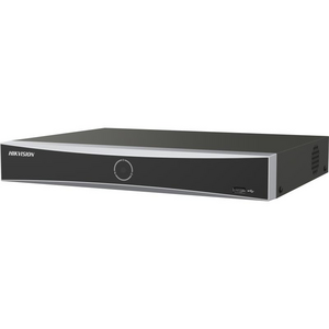 Nvr hikvision 16 canale acuseek k vpro ds-7616nxi-k1/vpro; 3-ch@12 mp or 5-ch@8 mp or 10-ch@4 mp or 20-ch@1080p decoding capacity, h.265 +/h.265/h.264+/h.264, iesiri: hdmi/vga, 1x sata max 16tb pe hdd, ai by nvr: facial recognition, perimeter protection, 