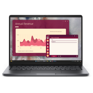 Laptop business dell pro 14 pc14250, cu procesor intel core 7 150u, 14'' ips, 16 gb ddr5, 512 gb ssd, intel graphics, windows 11 pro