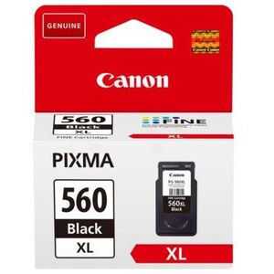Cartus cerneala canon pg-560xl, black, capacitate 14.3ml / 400 pagini, pentru pixma ts5350, pixma ts5351, pixma ts5352.