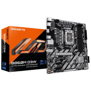 Placa de baza gigabyte b860m d3w, lga 1851, ddr5, micro-atx