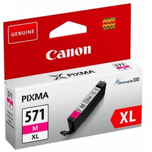 Cartus cerneala canon cli-571xl, magenta, capacitate 11ml, pentru canon pixma mg6850/mg6851, canon pixma mg5750/mg5751, canon pixma mg7750/mg7751/mg7752.