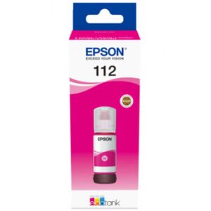Cartus cerneala epson 112 ecotank , pigment magenta, capacitate 70ml, pentru l6570.