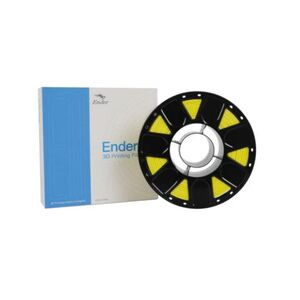Creality ender pla 3d printer filament, yellow, 1kg printing temperature: 200, filament diameter: 1.75mm, tensile strength: 60mpa, size of filament wheel: diameter 200mm, height 70mm, hole diameter 56mm.