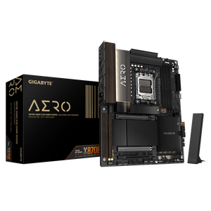 Placa de baza gigabyte x870e aero x3d dark wood, socket am5, ddr5, atx