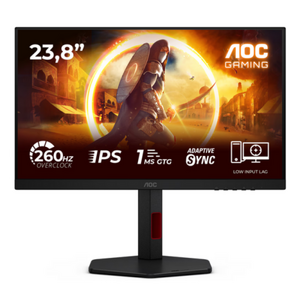 Monitor gaming aoc 24g4zr, 23.8", 1920 x 1080 pixeli, black, 3 ani garantie