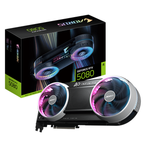 Placa video gigabyte geforce rtx 5080 infinity, 16gb gddr7, pci express x16 5.0, 256bit
