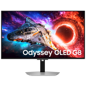 Samsung 32" LS32HG800SUXEN Monitor, 32" Diagonal, 16:9, OLED, 3840x2160, 240Hz, 0.03ms GtG, 300 cd/m² Brightness, 1.5M:1 Contrast