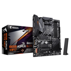 Gigabyte B550 Aorus Elite WiFi7 Motherboard, Socket AM4, DDR4, ATX