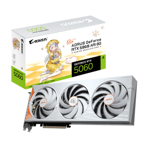 Placa video gigabyte aorus geforce rtx 5060 ari, 8gb gddr7, pci express 5.0, 128-bit