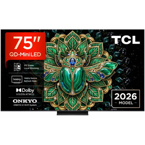 Televizor tcl qd-miniled 75mqled75l, 189 cm, smart google tv, 4k, onkyo (model 2026)