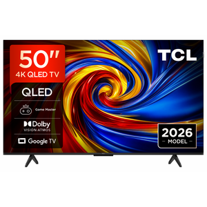 Televizor tcl qled 50qled780l, 126 cm, smart google tv, 4k (model 2026)