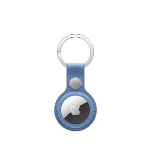 AirTag finewoven key ring – wildflower blue