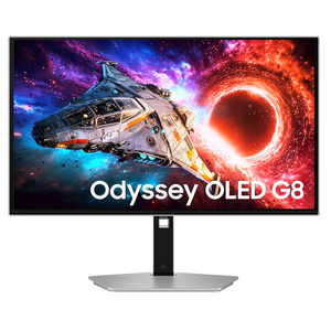 Monitor samsung 27" ls27hg800suxen, diagonal (inch): 27, diagonal (cm): 68, aspect ratio: 16:9, panel: oled, resolution: 3840x2160, refresh rate: 240hz, response time gtg: 0.03ms, brightness (max): 250 cd/m², contrast (static) : 1.5m:1, viewing angle: 178