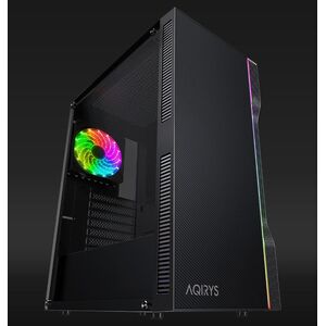 Carcasa aqirys electra midi tower black  rgb