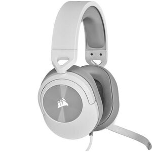 Casti gaming cu microfon corsair hs55 surround, dolby audio 7.1, over- head, 20hz - 20 khz, 32k ohms @ 1 khz, lungime cablu: 1.8m, adaptor 3.5mm la usb, alb