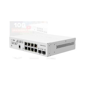 Mikrotik, css610-8g-2s+in 8g, 2 sfp+ port , indoor switch 64kb flash, pasive poe, dimensiuni: 200 x 167 x 46 mminterfata: 8 x 10/100/1000, 2 x sfp+, ip20, poe in- 12-57 v, consum maxim 5w.