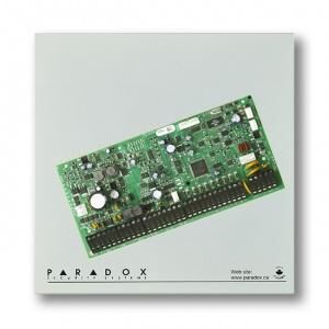 Centrala de alarma paradox digiplex, 2x8 zone pe placa sau 192 zone adresabile si 8 partitii, 999 utilizatori, cutie inclusa