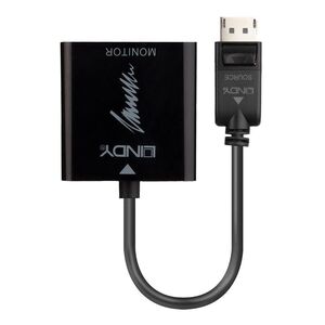 Adaptor lindy ly-41068, displayport 1.2 to hdmi 2.0 18g active, negru