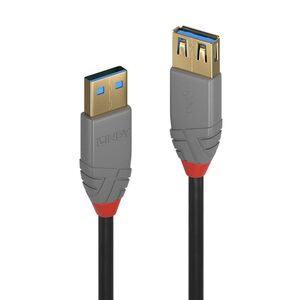 Cablu transfer lindy ly-36761, usb 3.1 extension, 1m, anthra line
