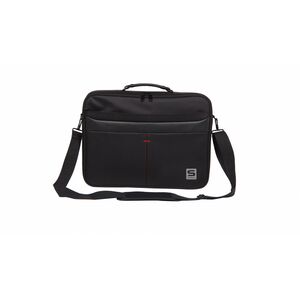 Geanta notebook serioux, srx-8444, dimensiuni 40 x 30 x 6 cm, compartiment laptop: max 15.6", bretea spate pentru prindere troller, curea de umar ajustabila, material poliester