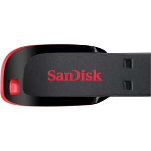 Memorie usb flash drive sandisk cruzer blade, 64 gb, usb 2.0