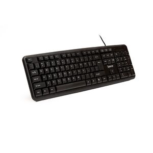 Tastatura spacer spkb-s62 cu fir, usb, 104 taste, anti-spill, negru