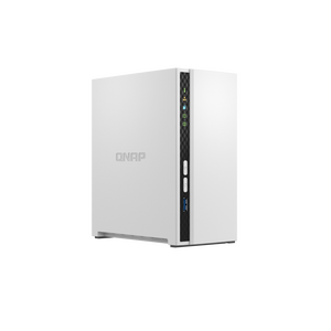 Nas qnap 233 2-bay, cpu arm 2.0ghz quad core, ram 2gb, hdd 2.5"/3.5" sata 6gbps (neincluse), lan: 1 gigalan, usb3.2 gen1: 1 usb2.0: 1, tower, adaptor alimentare, garantie 2 ani