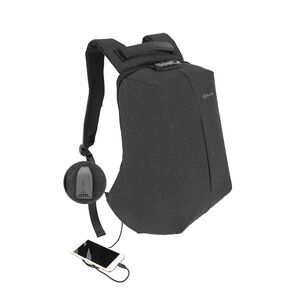 Rucsac laptop tellur antifurt v2, cu port usb, 15.6", negru