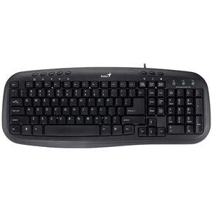 Tastatura genius slimstar m200, cu fir, us layout, neagra
