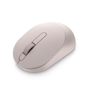 Dell mobile wireless mouse – ms3320w, color: ash pink, connectivity: wireless - 2.4 ghz, bluetooth 5.0, sensor: optical led, scroll: mechanical, resolution (dpi): adjustable via dell peripheral manager - 1000, 1600, 2400, 4000, buttons: 3 (middle click is
