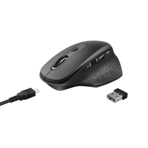 Mouse trust ozaa, rechargeable wireless, negru