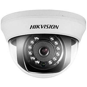 Camera supraveghere hikvision turbo hd dome ds-2ce56h0t-irmmf(2.8mm)(c); 5mp, rezolutie: 2560 × 1944@20fps, iluminare: 0.01 lux@(f1.2, agc on), 0 lux with ir, lentila fixa: 2.8mm, unghi vizualizare: horizontal fov: 85°, vertical fov: 63°, diagonal fov:110