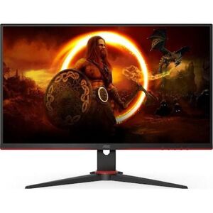 Monitor 27" aoc 27g2sae/bk, gaming, fhd 1920*1080, 165 hz, 4 ms, va, wled, 16:9, 350 cd/mp, 3000:1, 178/178, antiglare, boxe 2*2w, headphone out, 2*hdmi, dp, cabluri hdmi/ dp incluse, frameless, vesa 100x100, kensington lock, low blue light, flicker-free,