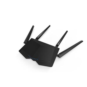 Router wireless tenda ac6, dual- band ac1200, 1*10/100mbpswan port, 3*10/100mbps lan ports, 4 antene externe 5dbi, 1*wifi on/off,1* reset/wps button.