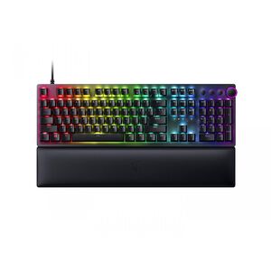 Tastatura razer huntsman v2 linear, cu fir, neagra