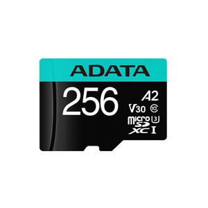 Card de memorie microsd adata 256gb, adaptor sd, class 10