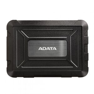 Ssd/hdd enclosure adata ed600, 2.5, usb 3.1, rezistent la apa, rezistent la praf, rezistent la socuri, negru