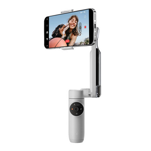 Insta360 flow stabilizer (flow4), lungime selfie stick incorporat 215mm, dimensiune trepied incorporat 80mm, argintiu