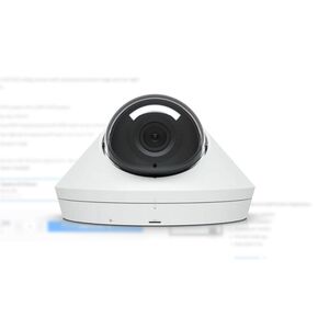 Ubiquiti unifi ip dome camera uvc-g5-dome, rezolutie: 2688 x 1512 (16:9), senzor: 5 mp cmos, unghi vizualizare: h: 102.4°, v: 71.4°, d: 134.3°, frame rate: 30 fps, interfata: 1 x 10/100 rj45, poe, montare perete, tavan, rezistenta la apa: ipx4.