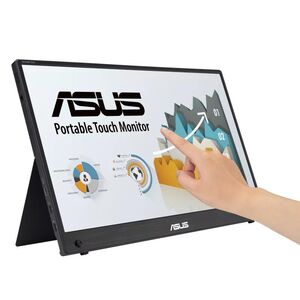 Monitor as mb16aht 15.6 inch, panel type: ips, backlight: led, resolution: 1920x1080, aspect ratio: 16:9,  refresh rate:60hz, response time gtg: 5 ms, brightness: 250 cd/m², contrast (static): 700:1, viewing angle: 170/170, colours:262k , 2w speakers, adj