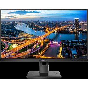 Monitor led philips 243b1, 23.6" fhd ,4 ms, 75 hz, negru