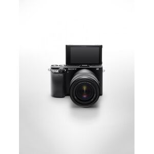 Kit sony alpha a6400 mirrorless 24.2mp, iso 32000 (extins: 102400), 1/4000s, 4k @30fps, sd/sdhc/sdxc, rafala 11cps, wifi/bluetooth/nfc, senzor aps-c, montura sony e, obiectiv 16-50mm, f3.5-5.6