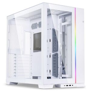 Carcasa lian li o11 dynamic evo, tempered glass alb, pci-slots 8