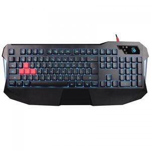Tastatura a4tech b130 bloody gaming, cu fir 106 taste, negru
