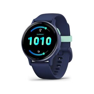 Ceas smartwatch garmin vívoactive 5 blue/blue metal