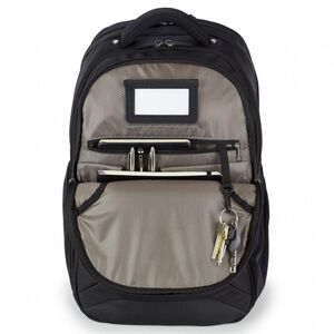 Rucsac laptop corporate traveller, pentru laptopuri de 15.6" sau mai mici, capacitate 27-30 de litri, material poliester, dimensiuni: 35 x 21.5 x 50 cm, dimensiune compartiment laptop: 38.7 x 2.5 x 26.5 cm, greutate 1.46 kg, negru