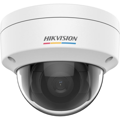 Camera supraveghere hikvision ip turret ds-2cd1127g0(2.8mm)(c),24mp, senzor: 1/2.8" progressive scan cmos; rezolutie: 1920 × 1080; iluminare:color: 0.001 lux @ (f1.0, agc on), imagini color 24/7 (color pe timp de noapte); lentila: 2.8mm, horizontal fov 10