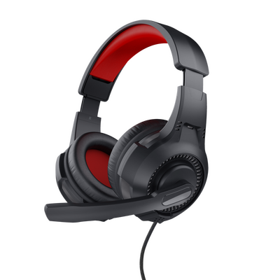 Casti trust basics gaming, negru